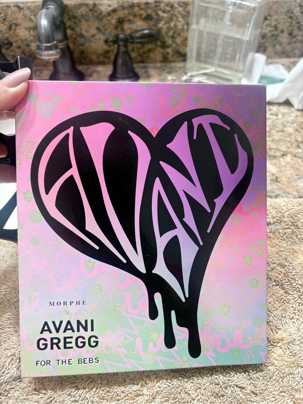 Pastel Heart Art Print (Pink/Purple)